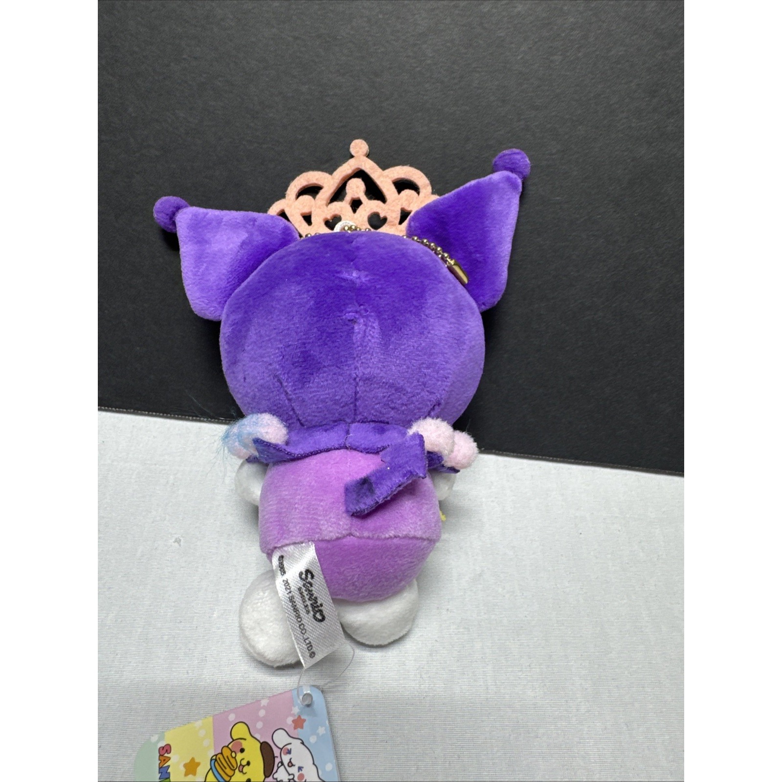Nwt 2021 Sanrio Smiles Kuromi Anime Mascot Doll Chain Plush Purple Queen — image 7 of 8